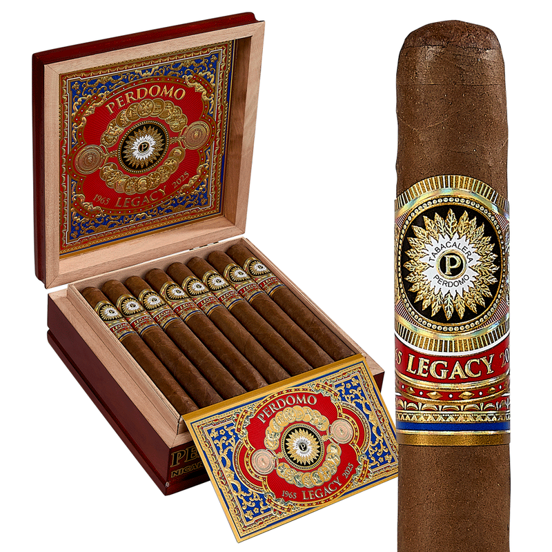 Perdomo Legacy Nicaraguan Shade-Grown Churchill Box of 24