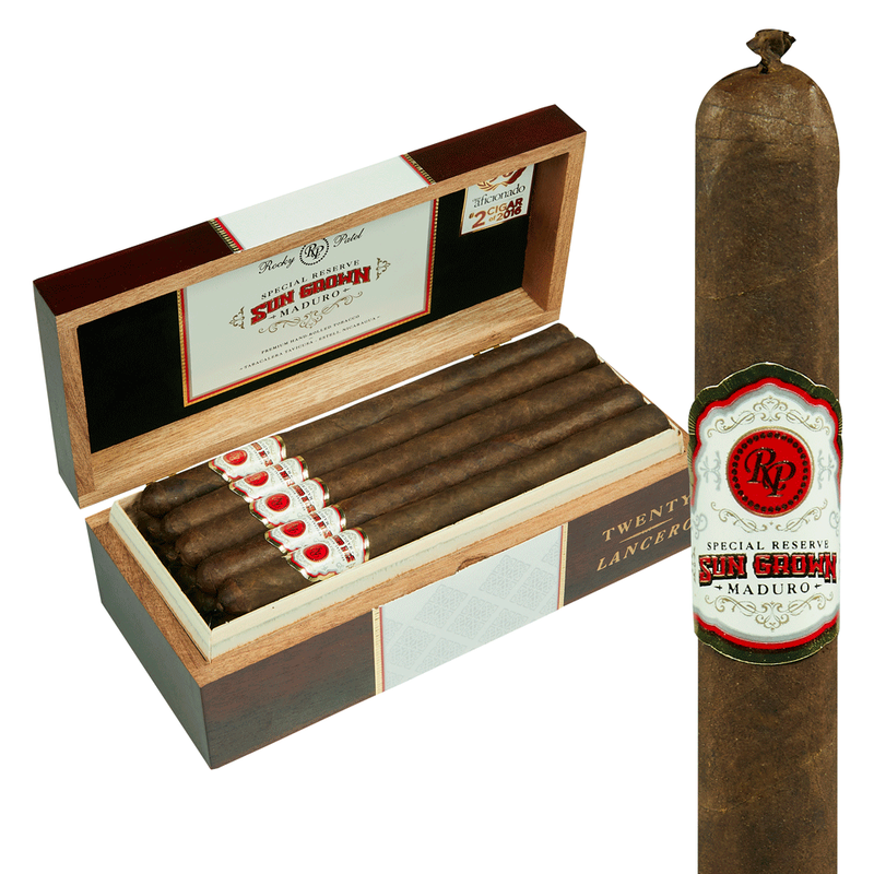 Rocky Patel Sun Grown Maduro Lancero/Panatela Box of 20
