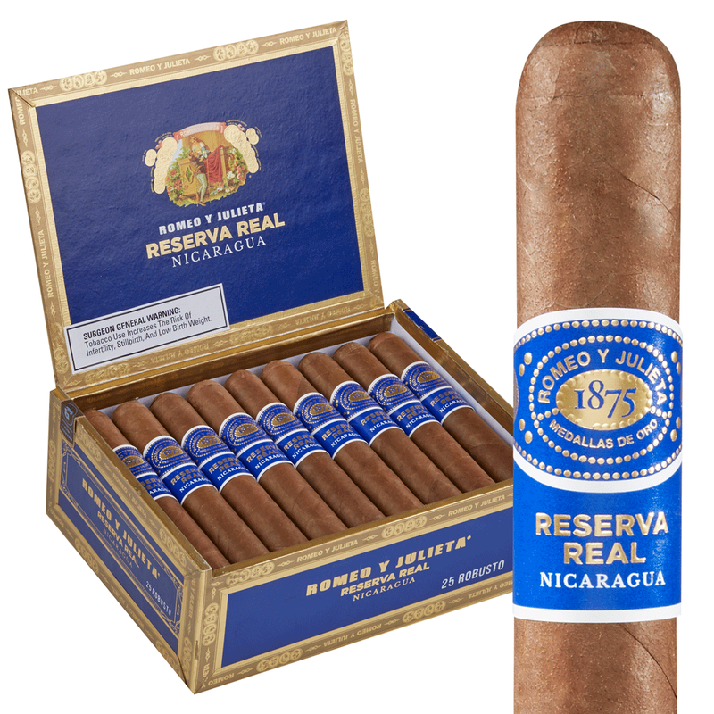 Romeo Y Julieta Reserva Real Nicaragua Robusto Box of 25