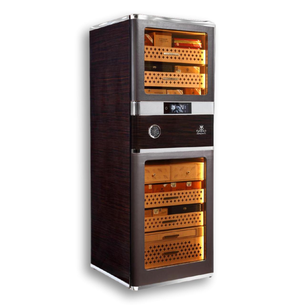 Raching RR980 Reserva RR Series 3000-Cigar Electric Humidors | Caribbean Black