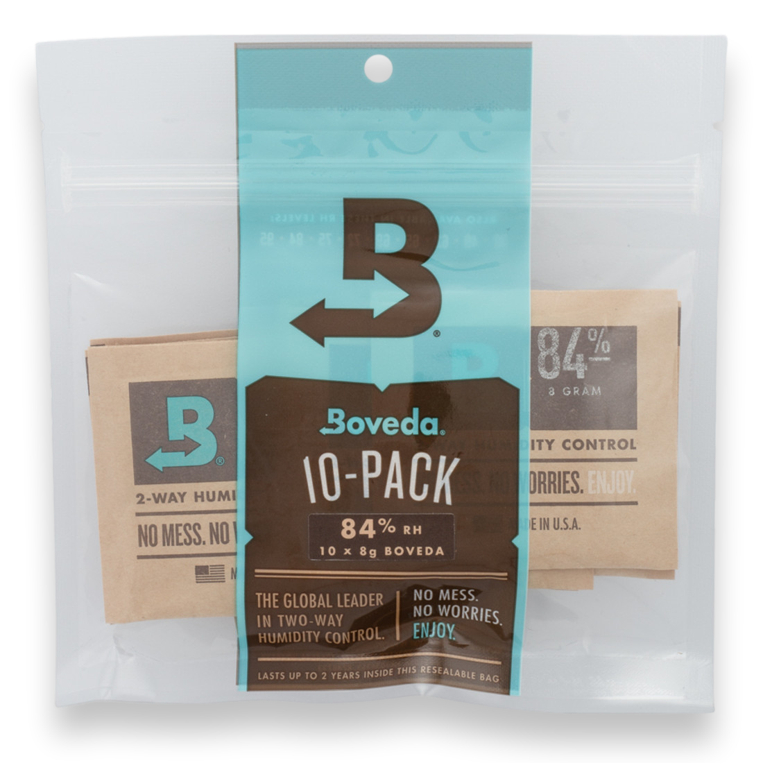 Boveda 58-84% Humidity Packs - 10-Count, Small 8g | 84% RH