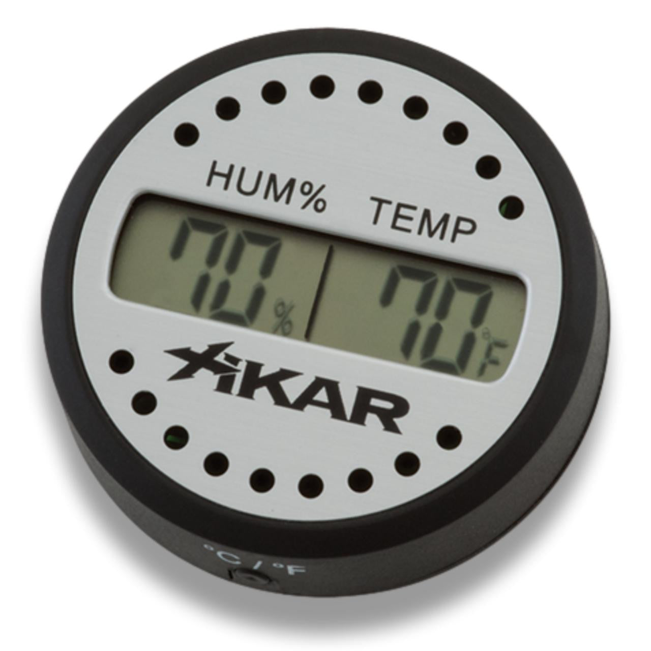 Xikar Round Digital Hygrometer