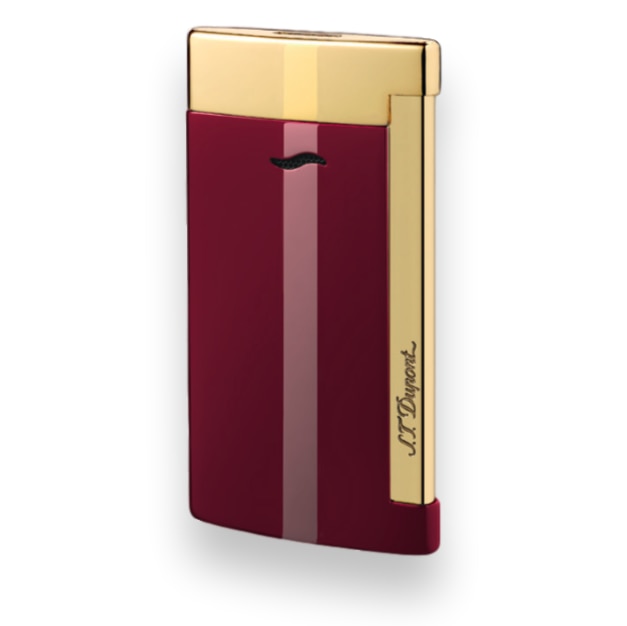 S.T. Dupont Slim 7 Torch Flame Cigar Lighter | Golden Lotus Red