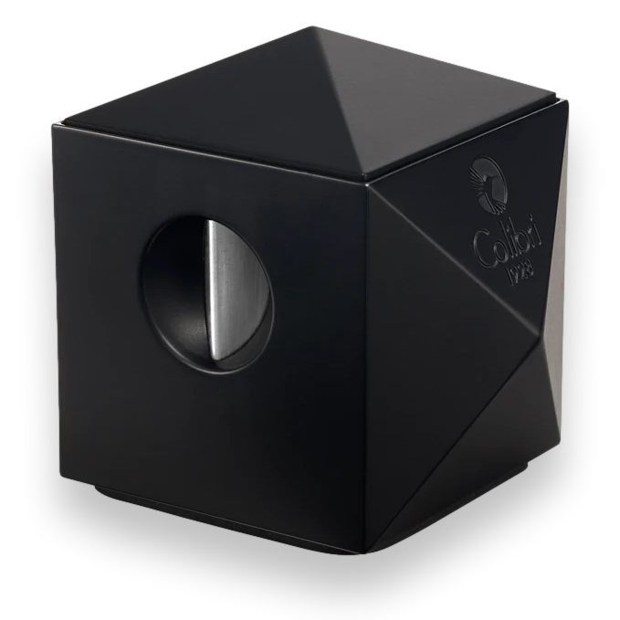 Colibri Quasar Two-in-One Desktop Cigar Cutter | Black
