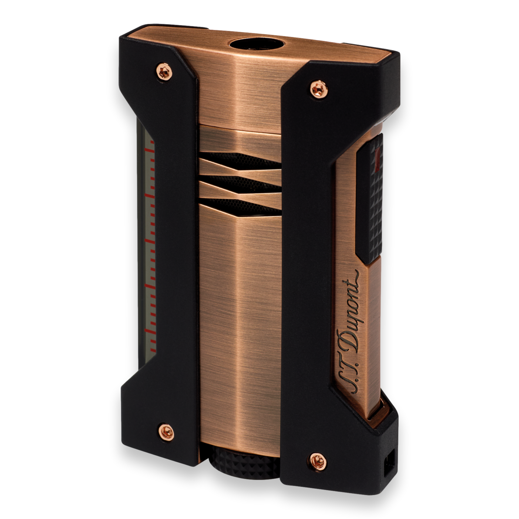 S.T. Dupont Defi Extreme Torch Flame Single Jet Cigar Lighter | Vintage Brushed Copper