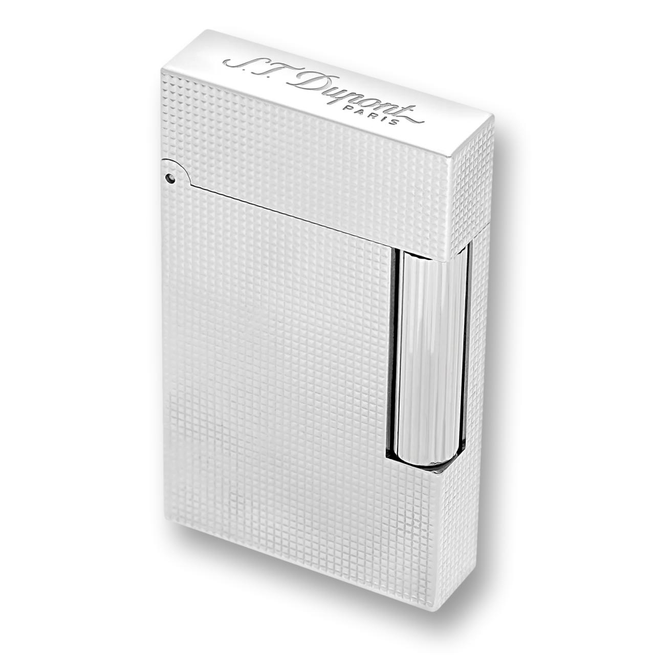 S.T. Dupont Line 2 Perfect Ping Double Soft Flame Cigar Lighter | Micro Diamond Head Palladium