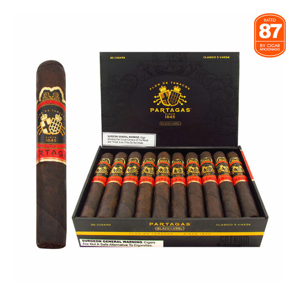 Partagas Black Label Clasico - 5 Pack