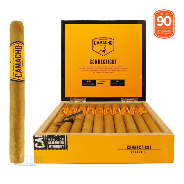Camacho Connecticut Churchill - Box of 20