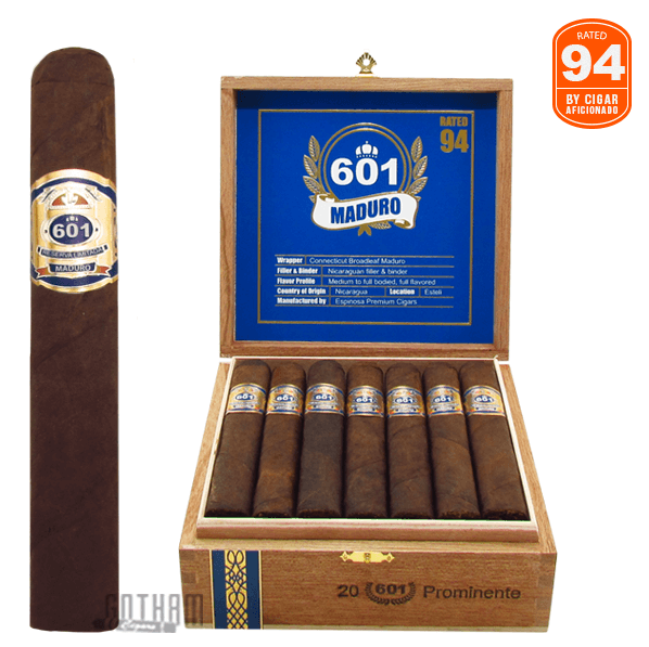 601 Blue Label Maduro Prominente - Box of 20