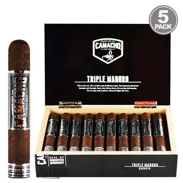 Camacho Triple Maduro Robusto - 5 Pack