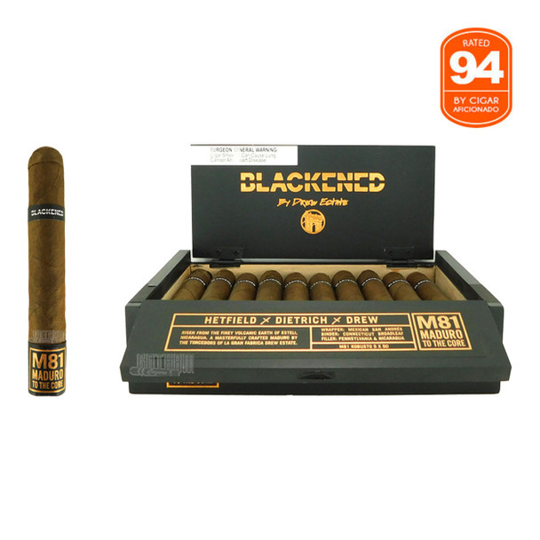 Blackened M81 Robusto - Box of 20