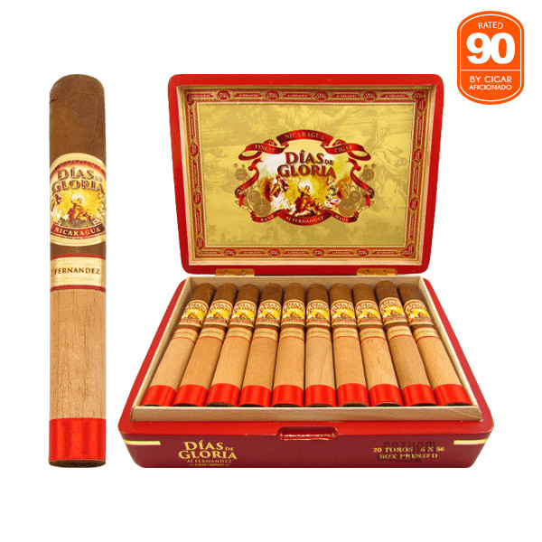 AJ Fernandez Dias de Gloria Box Pressed Toro - Box of 20