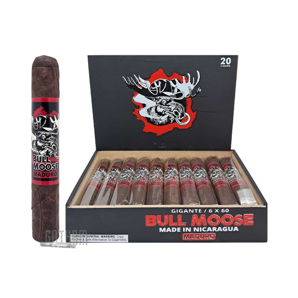 Chillin' Moose Bull Moose Maduro Gigante - Box of 20