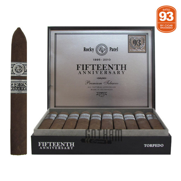 Rocky Patel 15th Anniversary Torpedo - 5 Pack
