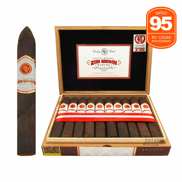 Rocky Patel Sun Grown Maduro Petite Belicoso - 5 Pack