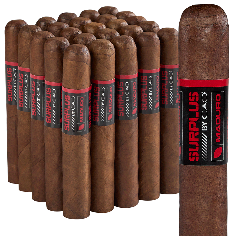 SURPLUS By CAO Maduro Robusto Pack of 25