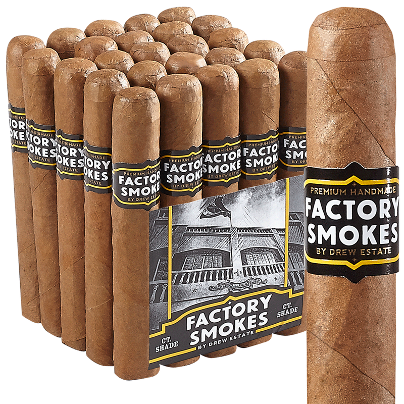 Drew Estate Factory Smokes Connecticut Shade Pack of 25