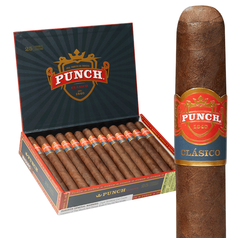 Punch Clasico Cigars Box of 25