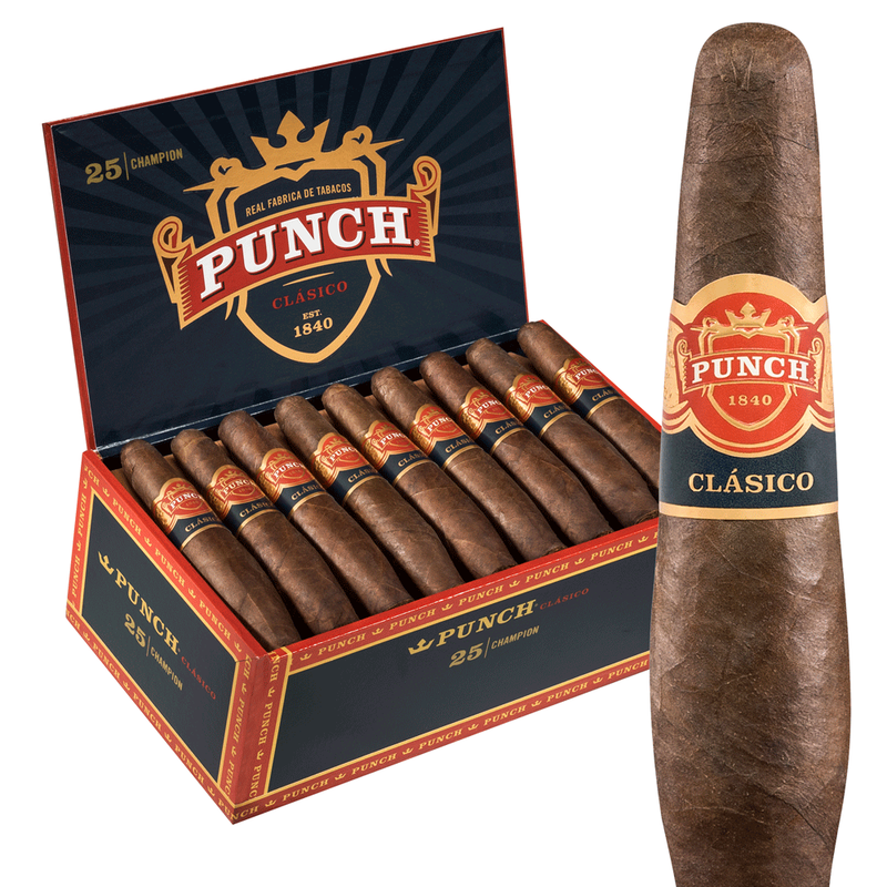 Punch Clasico Cigars Box of 25