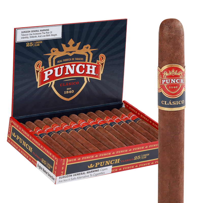 Punch Clasico Cigars Box of 25