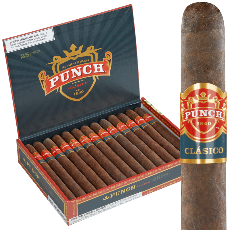 Punch Clasico Cigars Box of 25