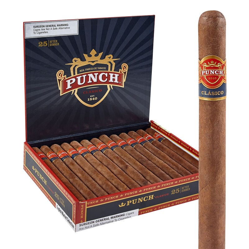 Punch Clasico Cigars Box of 25