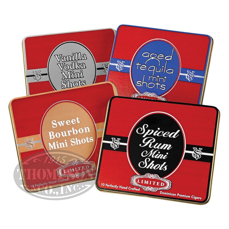 Victor Sinclair Mini Shots 4-Tin Assortment 40-Cigar Sampler