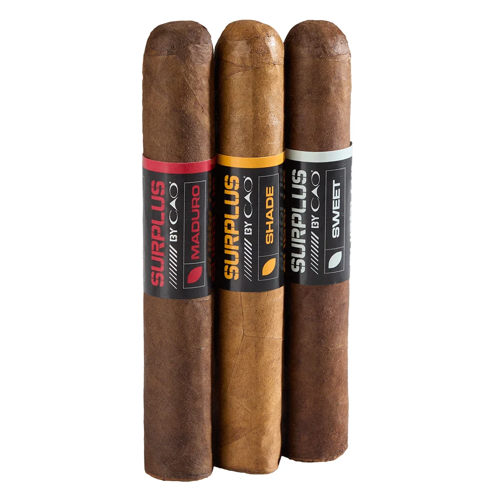 CAO SURPLUS BY CAO 3-Cigar Sampler | CAO SURPLUS BY CAO 3-Cigar Sampler | 3 Cigars
