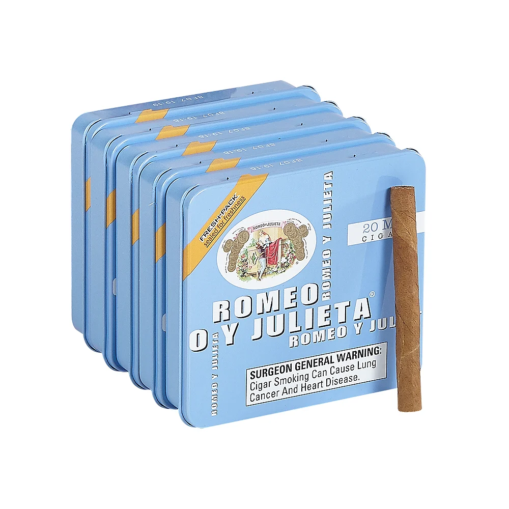 Romeo y Julieta Miniatures | Mini - Blue | Pack of 100