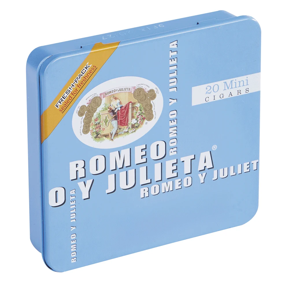 Romeo y Julieta Miniatures | Mini - Blue | Pack of 20