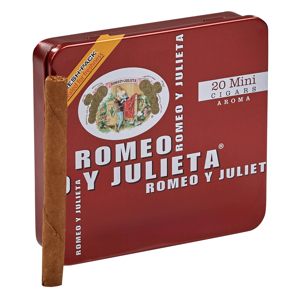 Romeo y Julieta Miniatures | Mini - Red (Aroma) | Pack of 20