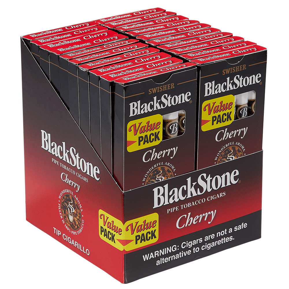 Blackstone Cigars | Cigarillos - Cherry Tip | Pack of 100 [20/5]