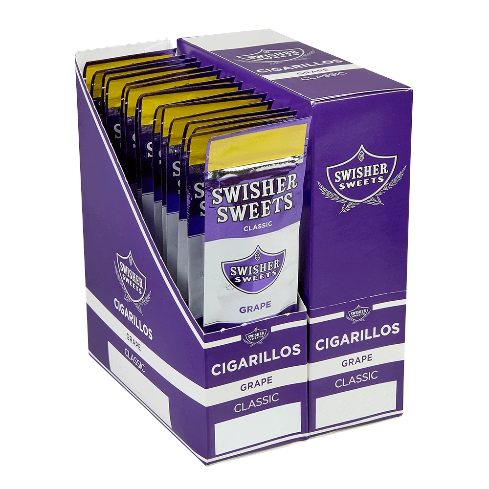 Swisher Sweet Cigars and Cigarillos | Cigarillos - Grape | Pack of 60
