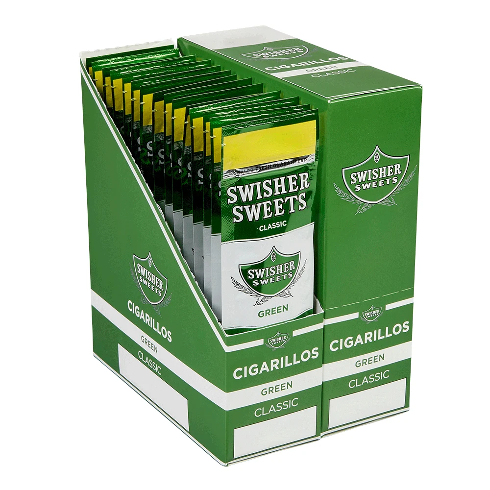 Swisher Sweet Cigars and Cigarillos | Cigarillos - Sweet Green | Pack of 60