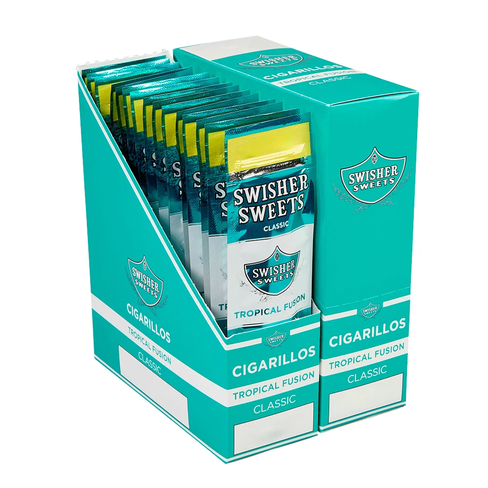 Swisher Sweet Cigars and Cigarillos | Cigarillos - Tropical Fusion | Pack of 60