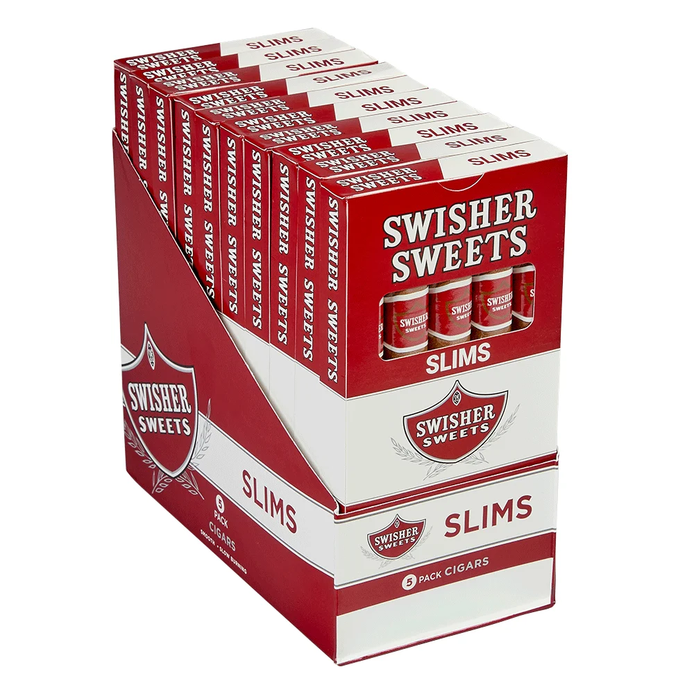 Swisher Sweet Cigars and Cigarillos | Slims | Pack of 50