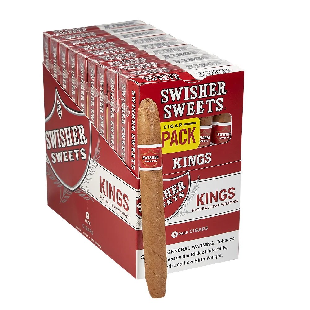 Swisher Sweet Cigars and Cigarillos | King | Pack of 50