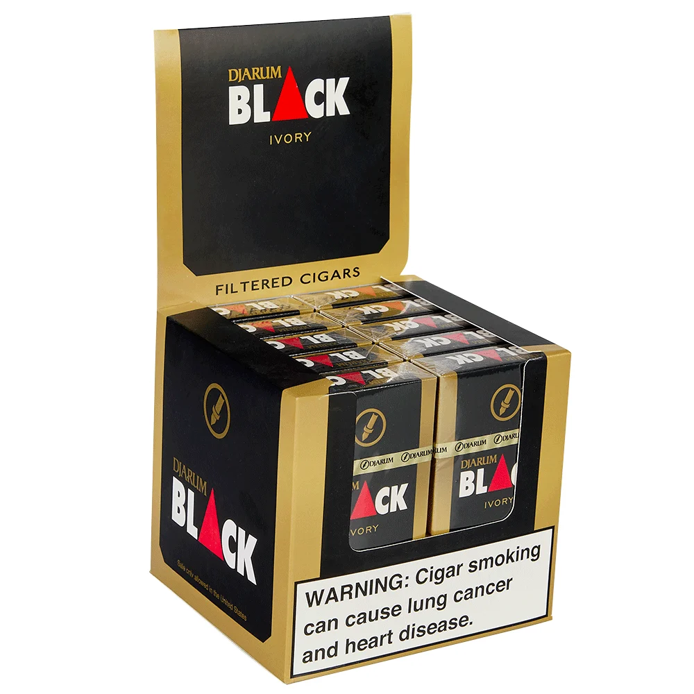 Djarum Black Ivory | Cigarillos | Pack of 120 [10/12]