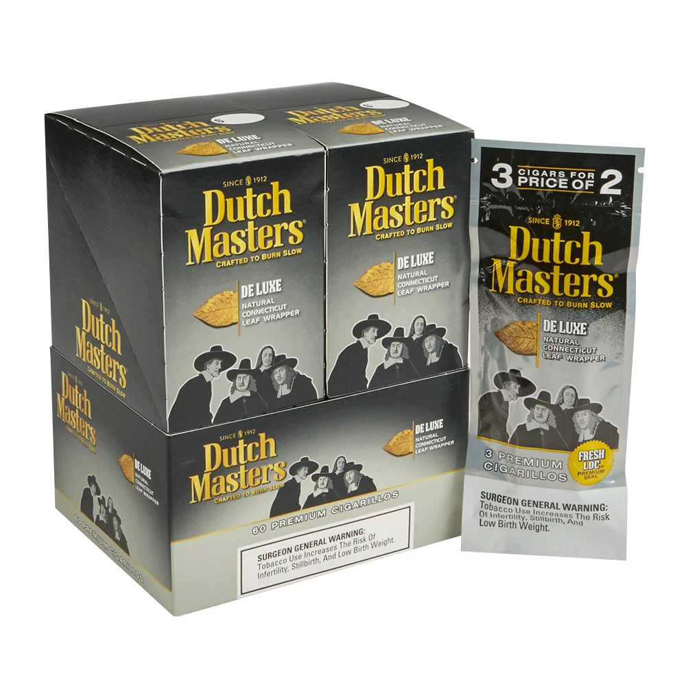 Dutch Masters | Cigarillos - DE Luxe | Box of 60