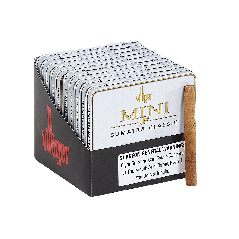 Villiger Mini Cigarillos | Cigarillos -Black Mini Filtered | Pack of 20 [1/20]