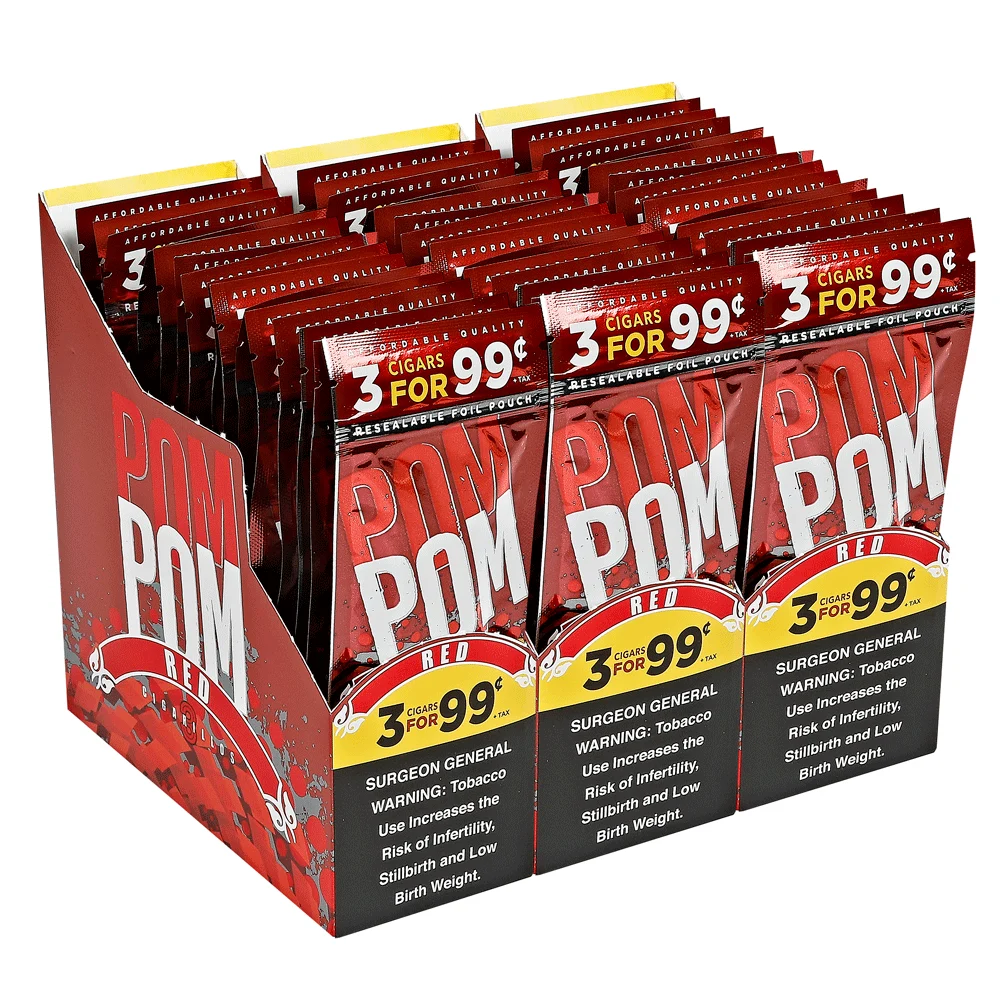 Swisher Sweets Pom Pom | Cigarillos - Sweet | Pack of 135