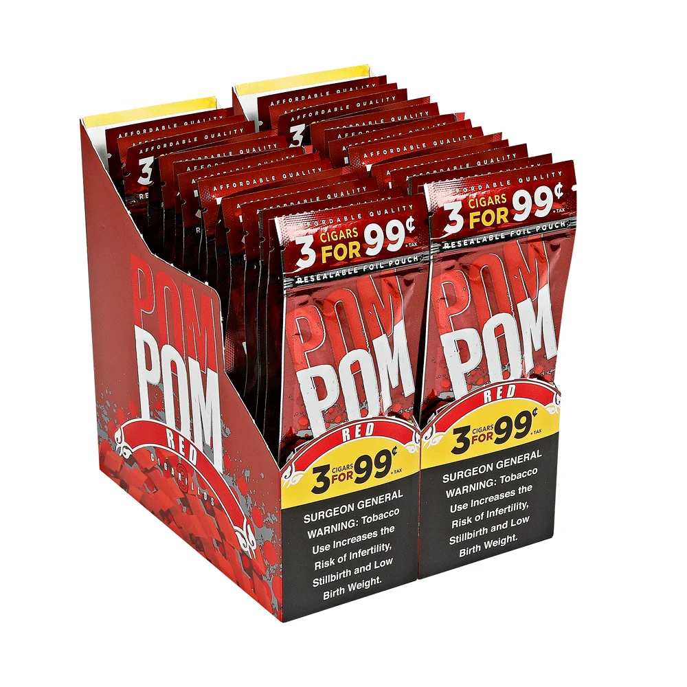 Swisher Sweets Pom Pom | Cigarillos - Sweet | Pack of 90