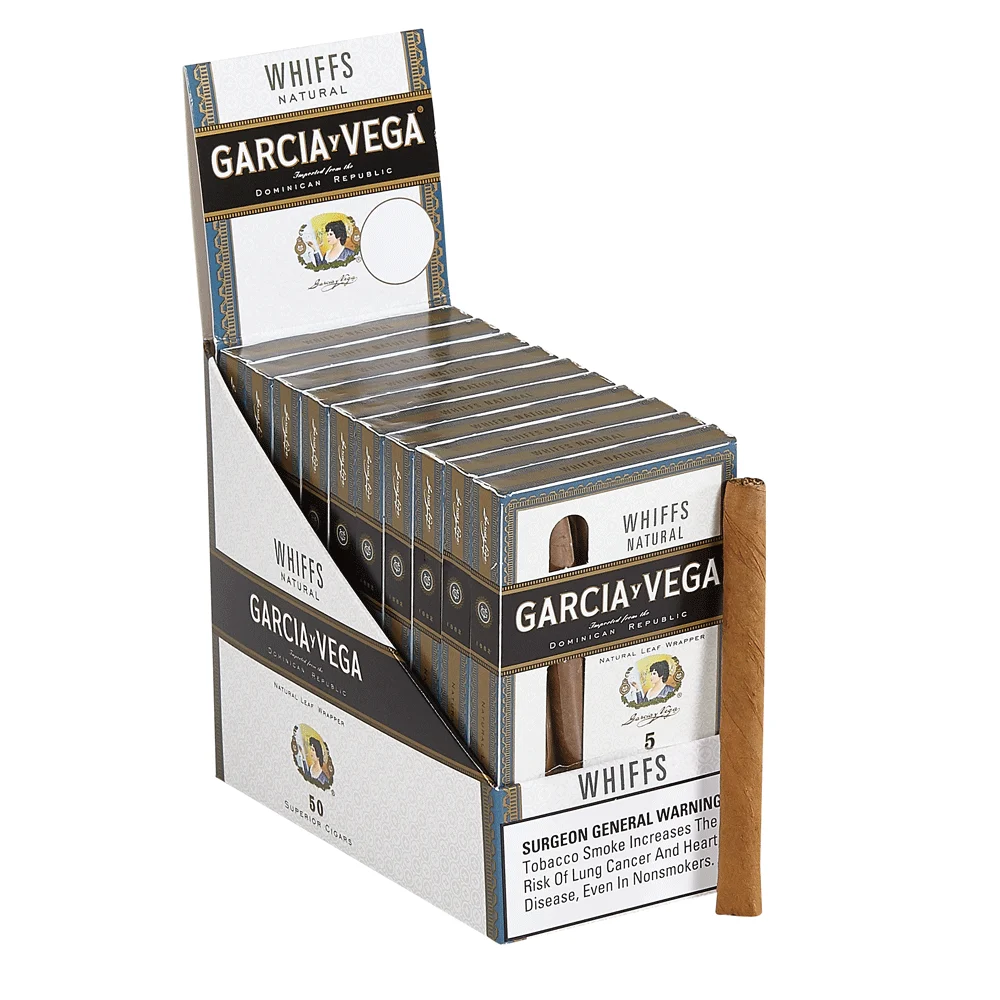 Garcia y Vega Cigars | Whiff - Natural | Pack of 50 [10/5]