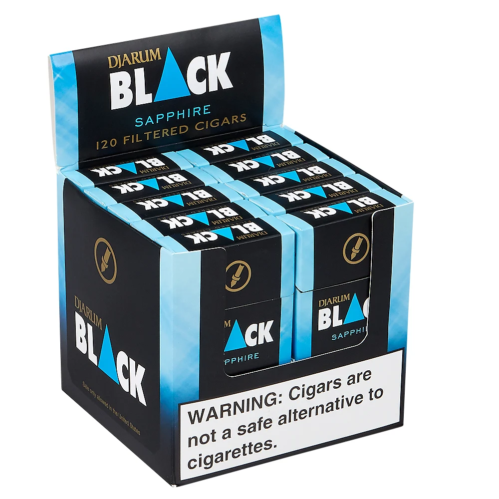 Djarum Black Sapphire | Cigarillos | Pack of 120 [10/12]