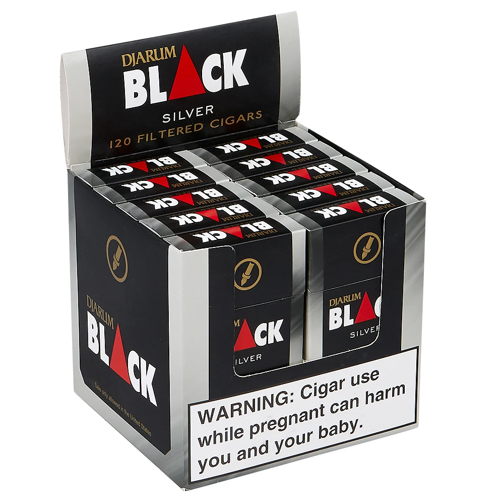 Djarum Black Silver | Cigarillos | Pack of 120 [10/12]