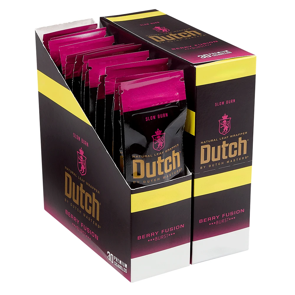 Dutch by Dutch Masters | Cigarillos - Berry Fusion | Box of 60