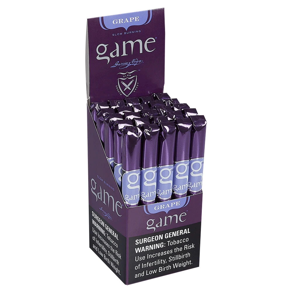 Game Cigars by Garcia y Vega | Palma - Purple Grape | Box of 25