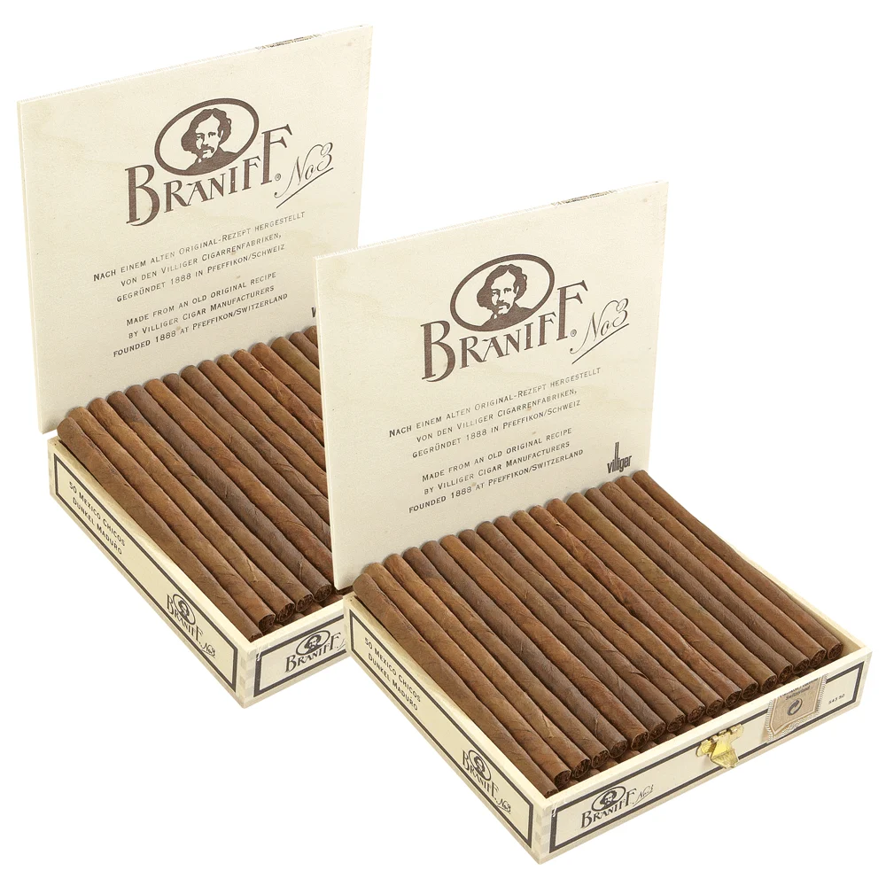 Villiger Braniff | Cigarillo - #3 Maduro | Box of 100
