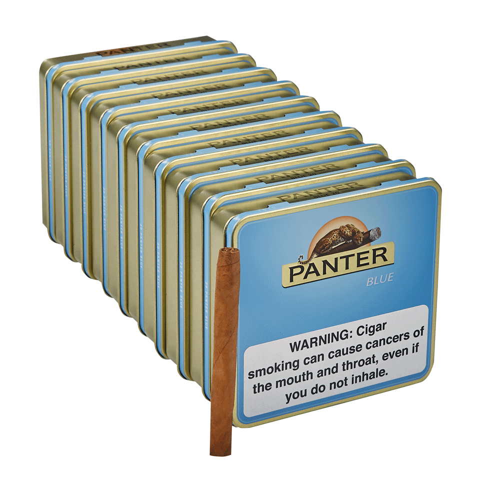 Panter Specialty Small Cigars | Cigarillos - Blue | Pack of 200 [10/20]
