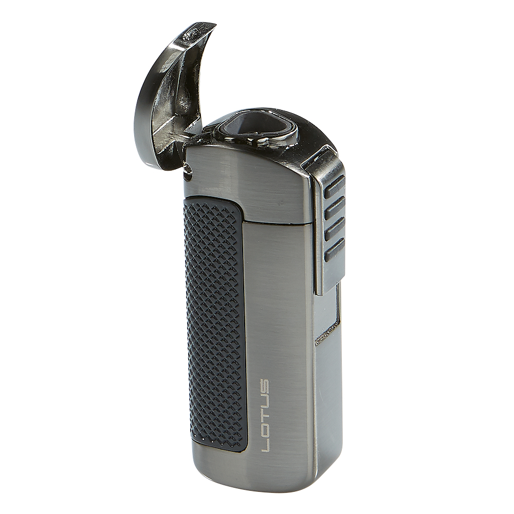 Lotus CEO Triple Flame Lighter | Gunmetal Satin